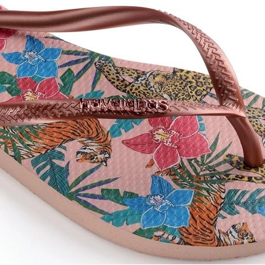 Havaianas slim best sale tropical ballet rose